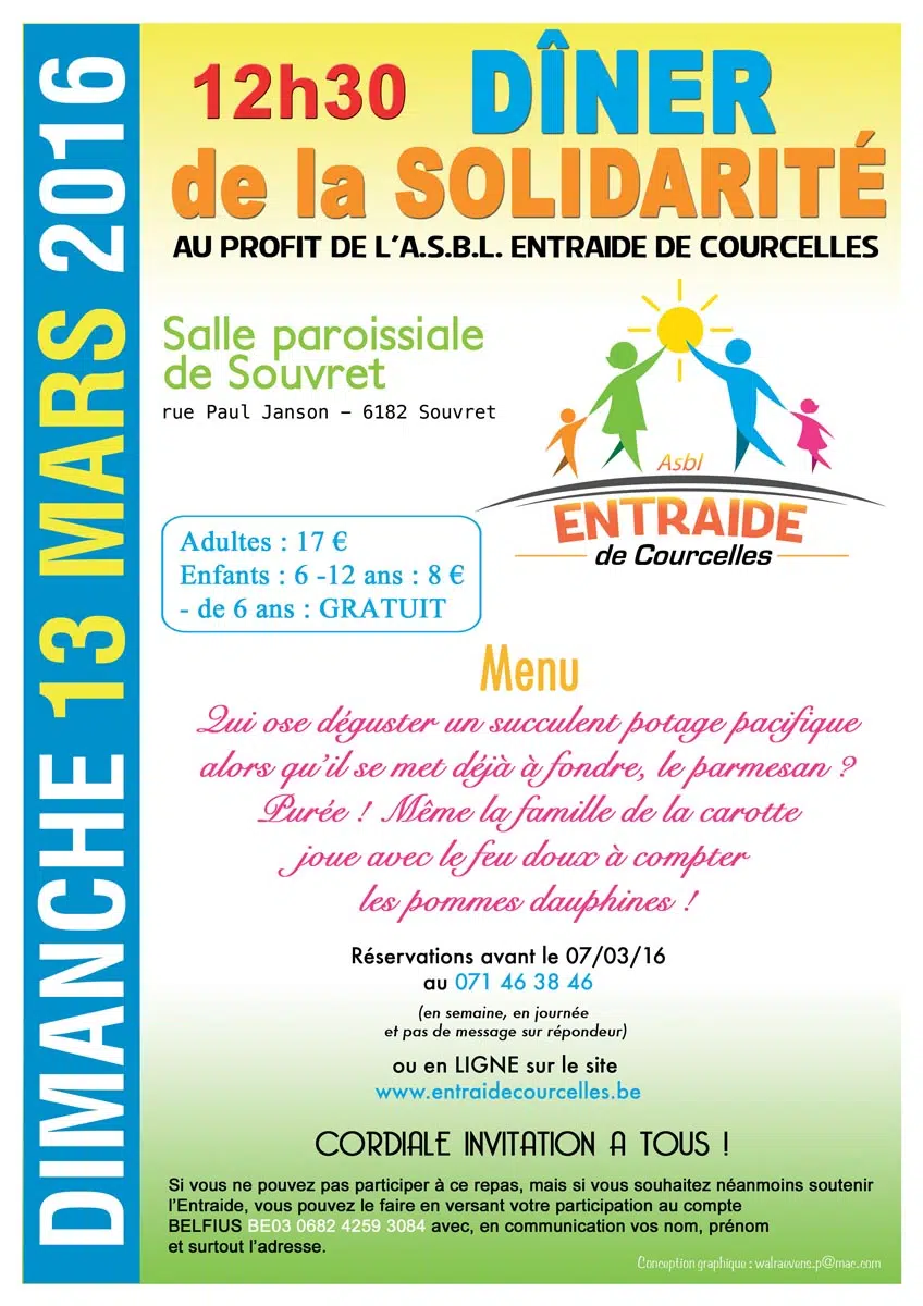 Dîner de la solidarité 2016