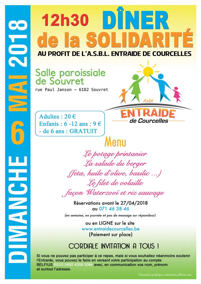 Dîner de la solidarité 2018