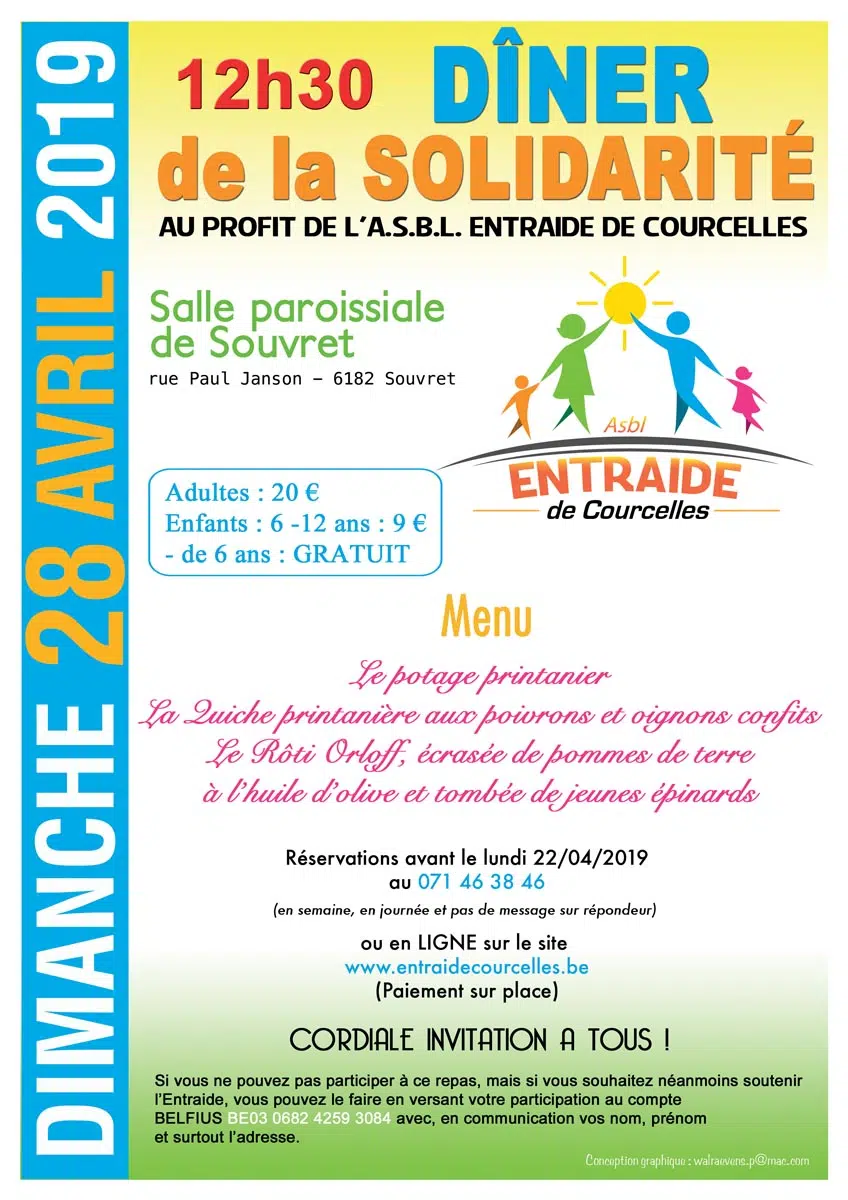 Dîner de la solidarité 2019