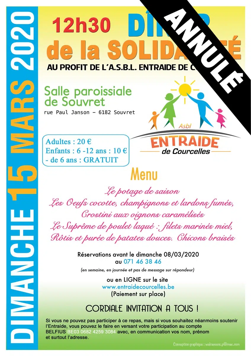 Dîner de la solidarité 2020
