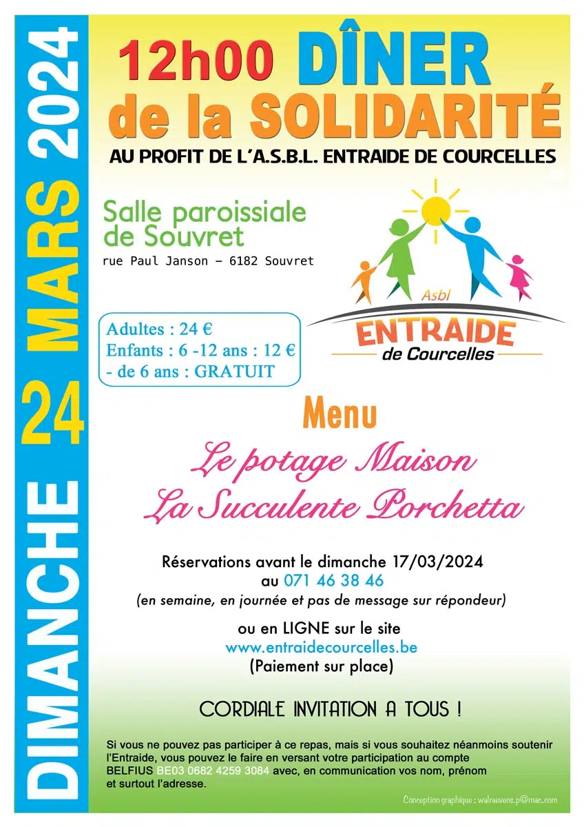 Dîner de la solidarité 2024