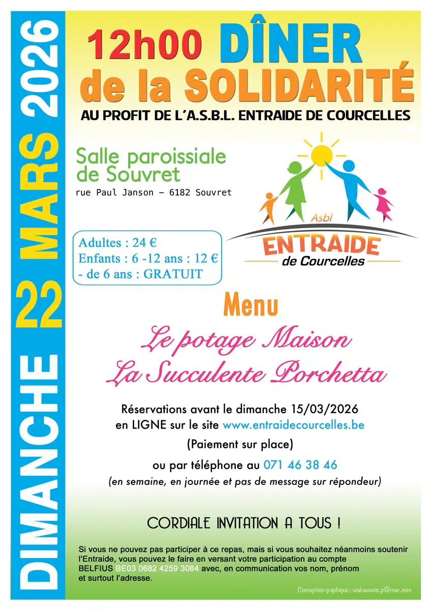 Dîner de la solidarité 2026